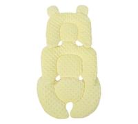 Stroller Cushion Insert, Baby Stroller Pad, Breathable Mat with Double-Sided Fabric, Head and Body Supports Design for Traveling and Commuting Use, 26.38x14.96 Inches, 1 Piece