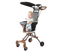 Stroller for Airplane Travel, Easy-Collapse Toddler Stroller, Travel Toddler Stroller for Families, Portable Stroller with Sun Canopy, Lightweight Folding Stroller for Kids