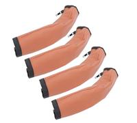 Stroller Handle Cover, Removable Washable PU Leather Sleeve, Zippered Non-Slip Grip, Elastic Comfortable Protection for Pram, Pushchair, and Kid Accessories
