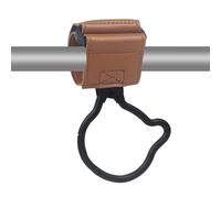 Stroller Hooks, Baby Carabiner Clips, Diaper Bag Hanger, 18x12x2cm/7.09x4.72x0.79 Inches Heavy Duty Zinc Alloy Bear Design, Strong Strap Holders 2pcs Black for Shopping Travel