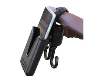 Stroller Hooks, Strong Load Bearing Lightweight Stroller Hanger, Multifunctional Baby Travel Accessory Organizer, Sturdy and Versatile for Shopping, Bags, Purses, Mom necessity, ABS, 115g