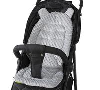 Stroller Insert, Double-Sided Baby Stroller Cushion 40x80cm, Breathable Cotton Pad for Pushchair and Car Seat, All-Season Baby Mat Comfort, Blue, Pink, Grey
