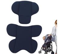 Stroller Inserts for Babies, Carseat Insert Cushion, Non-Slip Body Support Pad, Head Cushion for Stroller and Car Seat, Ideal for Boys and Girls (Pink/Navy Blue/Black/Beige/Gray)