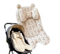 Stroller Liner Breathable, Reversible Cushion Pad, Soft Washable Cooling Seat Insert, Pushchair Padding Comfort Mat, Nursery Outdoor Travel Use, for Road Camping Summer Winter 28.35x14.57x3.94 Inches