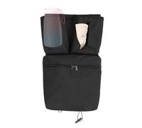 Stroller Organizer Bag - Équipement de bébé imperméable, porte-fournitures universel | Grand sac compagnon pour poussettes, compartiment à couches, porte-gobelet, organiseur, noir, Consulte la