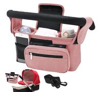 Stroller Organizer - Pro | Bag - Organisateur De Poussette Grande Capacité Sac De Rangement Fixation De Poussette Avec Poches Multiples Pour Biberons Couches Lingettes Haute Performance | 2026 Pr