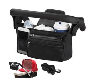 Stroller Organizer - Pro | Bag - Organisateur De Poussette Grande Capacité Sac De Rangement Fixation De Poussette Avec Poches Multiples Pour Biberons Couches Lingettes Haute Performance | 2026 Pr