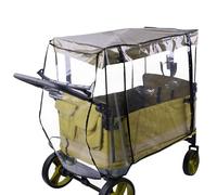 Stroller Rain Cover, Windproof Shield, Foldable Weather Protector, Transparent Waterproof Layer, Easy Attachment Design Ideal for Beach, Picnic, Walking, and Outdoor Travel