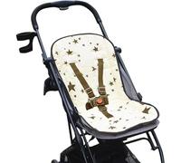 Stroller Seat Cushion, Baby Pram Liner Pad, High Chair Insert 29.7inch, Soft Breathable Fabric, Fit Design, Travel Shopping Home Comfort, Effortless Attachment, Soft
