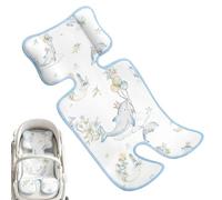 Stroller Seat Liner Set - Universal Breathable Comfort Mat System, Stroller Kids Insert Cushion Kit, 27.56x12.99 Inch Size Unit, Outdoor Travel Walk Nap Use, Summer Park Shopping Home Nursery Car