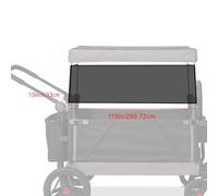 Stroller Shade Canopy, Replacement Cover for Strollers, UV Protection, Rain and Dust Resistant, Ideal for Travel, Outdoor Picnic, Camping, Yard, and Everyday Use, Portable Easy to Install