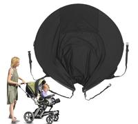 Stroller Shade Cover, Anti-UV Pushchair Canopy, 260g Easy Installation UV Block Awning, Ideal for Walking, Camping, Picnic, Shopping, Outdoor Outings, Babies Sun Protection