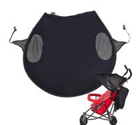 Stroller Shade, Stroller Sun Shades Cover, 30.31x26.77 Inches Quick-Release Full Coverage Canopy, UV-Blocking Breathable Fabric, Easy Attachment for Travel, Beach Days and Weather