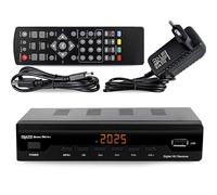 STROM Décodeur TNT 504 A+ Full HD DVB-T2 HEVC264 HDMI Péritel USB Digital Plus Noir