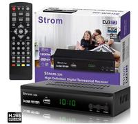 Strom 506 DVB-T2 Récepteur Numérique Décodeur TNT Terrestre ✓DVB-T / DVB-T2 ✓ Full HD ✓MPEG 2 ✓MPEG 4 ✓H.265 ✓1080i ✓1080