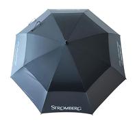 Stromberg Parapluie de golf à double auvent de 172,7 cm - Accessoire de golf professionnel avec design résistant au vent et grande poignée - Protection robuste contre les intempéries, Noir , 173 cm
