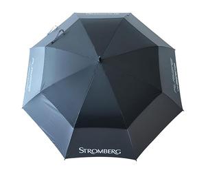 Stromberg Parapluie de golf à double auvent de 172,7 cm - Accessoire de golf professionnel avec design résistant au vent et grande poignée - Protection robuste contre les intempéries, Noir , 173 cm