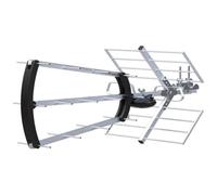 STRONG - Antenne TV trinappe extérieure amplifiée 20dB - Réception chaînes TNT HD/UHD - Filtre 4G/5G - Montage Rapide - Câble 20m et fiches F fournis