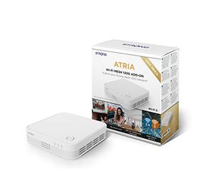 Strong Atria AC1200 Système Wi-FI maillé pour Toute la Maison - Ajoute à l'unité, Couverture Wi-FI jusqu'à 1 60 m², Trois Ports Gigabit par nœud, contrôle par Application, réseau invité, contrôle
