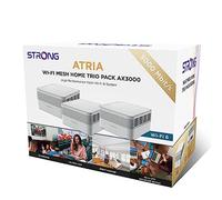 STRONG ATRIA AX3000 Système Wi-Fi maillé pour toute la maison, Wi-Fi 6 standard, vitesse jusqu'à 3000 Mbit/s, couvre jusqu'à 300 m², itinérance sans couture, installation simple (lot de 3)