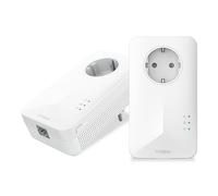 Strong AV1000 Powerline Kit Adaptateur avec Prise, HomePlug AV2 Powerline Ethernet Extension, Ports Gigabit LAN, Plug & Play, Mode économie d'énergie, idéal pour Le Streaming multimédia