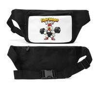 Strong Chicken Lifting Heavy Weight Sac banane unisexe Noir