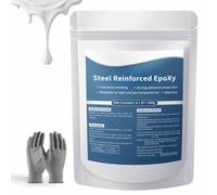 Strong Clay Iron Adhesive, Mouldable Two-Component Repair Paste for Sealing Gaps, Patching Broken Edges and Fixing Household Surfaces on Metal, Wood, Tile, Stone, Ceramic, Plastic and PVC (1pc)
