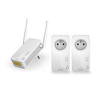 Strong Powerline Wi-Fi 500 - Triple Pack - pont - HomePlug AV (HPAV) - 802.11b/g/n - 2,4 Ghz - Branchement mural G