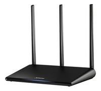 STRONG Router 750-300 Mbit/s @ 2.4 GHz et 433 @ 5 GHz - Point d'Accès Wi-FI Dual Band à la Norme 802.11ac - App Mobile - Noir