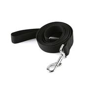 Strong Durable Nylon Dog Training Leash, Traction Rope, 4Ft /5 Foot /6 Feet Long, 5/8 inch 3/4 inch 1 inch Wide, for Small and Medium Dogs (5/8'' x 6 FT, Black)
