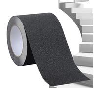 Strong Grip Abrasive - Not Skid Strip - Trip Grip Tape | Sable de quartz PVC FACILLE FAIT ADHÉSIVE RÉSIDE | Ruban d'avertissement de sécurité de 500 cm pour les marches d'escaliers, rampes, intérieure