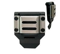 Strong Grip Holder - Drill Belt Clip Organizer, Tight Fit Mount with Secure Lock, Reinforced Tool Carrier, Power Drill Clip with Compact Design, Work Gear for Installation Jobs