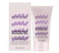Strong Hold Flaxseed Gel anti-frisottis pour une définition naturelle des boucles, gel Scrunch extra fort pour un coiffage défini, longue durée pour le quotidien, les voyages, les fêtes