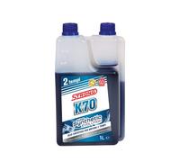 Strong Huile synthétique pour moteurs 2T - 1 litre avec doseur, bleu
