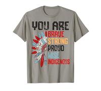 Strong Indigenous Roots Native Pride and Heritage T-Shirt
