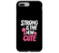 Strong is The New Cute, Women’s Fitness & Gym Motivation Coque pour iPhone 7 Plus/8 Plus