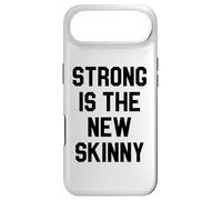 Strong is The New Skinny Gym Workout Coque pour iPhone Air