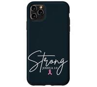 Strong Joshua 1:9 Sensibilisation au Cancer du Sein Foi chrétienne Coque pour iPhone 11 Pro Max