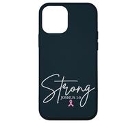 Strong Joshua 1:9 Sensibilisation au Cancer du Sein Foi chrétienne Coque pour iPhone 12 Mini