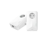 Strong Kit CPL Powerline 1000 Duo - Prise filtrée, 1 port Ethernet, jusqu'à 1000 Mbit/s - Blanc