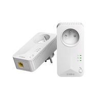 Strong - Kit CPL Powerline 600 Duo prises 600 Mbps Port Ethernet Prise filtrée
