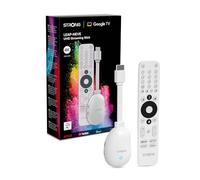 STRONG - Streaming Box Android TV 4K UHD - Leap-Neve - Clé HDMI Google TV - Connexion WiFi 6 1200 Mbps - Chromecast Built-in - Compatible Assistant Vocal Google - Dolby Vision-Atmos - Blanc