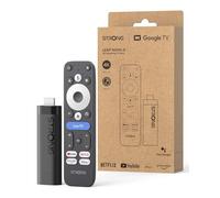 STRONG Leap-Nova-X Google TV Stick (Android 14) avec Chromecast, 2 Go RAM + 32 Go ROM, 4K UHD, Dolby Vision & Dolby Atmos, HDR10+, Wi-FI 6, Commande Vocale, Netflix Préinstallé et Plus de 5000 Apps