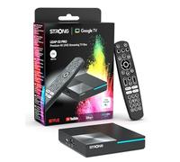 STRONG - Streaming Box Android TV 4K UHD - Leap-S3 Pro - Connexion WiFi 6 1200 Mbps - Chromecast Built-in - Compatible Assistant Vocal Google - Dolby Atmos & Dolby Vision - Facile à Installer - Noir