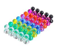 Strong Magnet Pins, Versatile Map Tacks, 40 Piece Set with Powerful, Industrial Grade Magnetic Base, Steel Hanger with Compact Design, Locker Accessory for Office Classroom