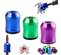 Strong Magnetic Screw Ring, 2026 Upgraded Screwdriver Bit Magnetic Ring, 1/4 Inch/6.35mm Universal Magnet Screws Rings Head (3pcs-b)