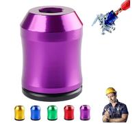Strong Magnetic Screw Ring, 3-in-1 Screwdriver Head Magnetic Ring Head, Powerful 1/4 Inch(6.35mm) Universal Tool Fits Most Hex Screwdrivers and Power Bits, Save Time and Boost Precision (Purple)