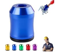 Strong Magnetic Screw Ring, 3-in-1 Screwdriver Head Magnetic Ring Head, Powerful 1/4 Inch Universal Tool Fits Most Hex Screwdrivers and Power Bits, Save Time and Boost Precision (BLUE)