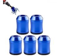 Strong Magnetic Screw Rings 5Pcs, 1/4 inch 6.35mm Universal Bit Holder Adapter for Hex Screwdriver & Power Drill Bits, Aluminum Alloy Quick Change Tool