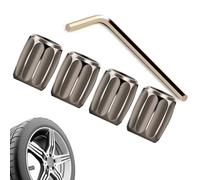 Strong Material: This Car Anti-Theft Nozzle Cover Has Strong Zinc Alloy Material That is andanti-Rust. Because it is andanti-Rust, it Will Prevent Your Car from Being Stolen andlast